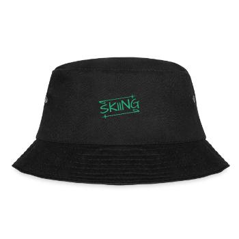 skiing - Bucket Hat - Schwarz - Vorne - Lela (165cm)