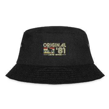 1981 - Bucket Hat - Schwarz - Vorne - Lela (165cm)