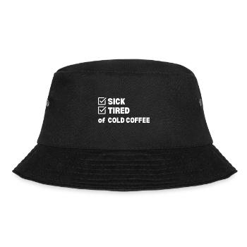Sick and Tired - Bucket Hat - Schwarz - Vorne - Lela (165cm)