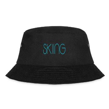 skiing - Bucket Hat - Schwarz - Vorne - Lela (165cm)