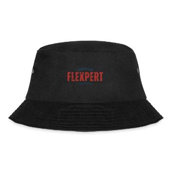 Gym Flexpert Workout Muscle Weightlifting - Bucket Hat - black - Front - Lela (165cm)