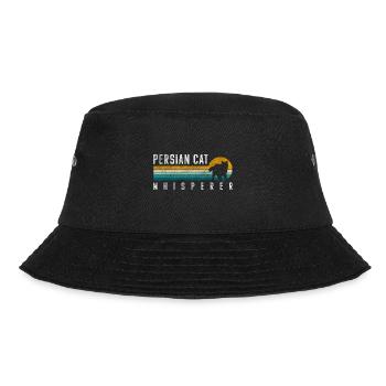 Katze Stubentiger Fell Frauchen - Bucket Hat - Schwarz - Vorne - Lela (165cm)