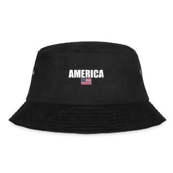 Amérique Drapeau américain États-Unis - Bob - noir - Devant - Lela (165cm)