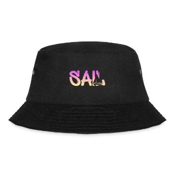 segeln segelboot segler - Bucket Hat - Schwarz - Vorne - Lela (165cm)