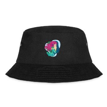 Mermaid - Bucket Hat - Schwarz - Vorne - Lela (165cm)