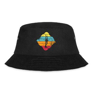 Trompete - Bucket Hat - Schwarz - Vorne - Lela (165cm)