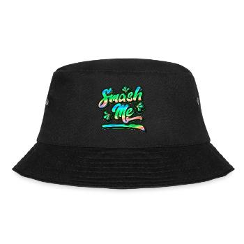 Smash Me | Jugendwort 2022 - Bucket Hat - Schwarz - Vorne - Lela (165cm)