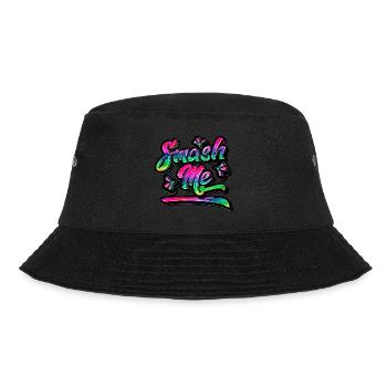 Smash Me | Jugendwort 2022 - Bucket Hat - Schwarz - Vorne - Lela (165cm)