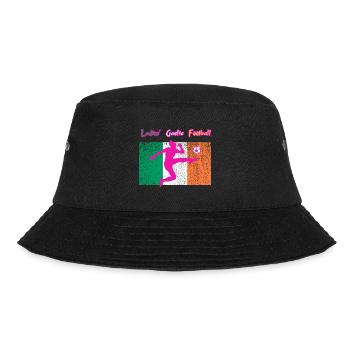 Ladies' Gaelic Football. - Bucket Hat - black - Front - Lela (165cm)