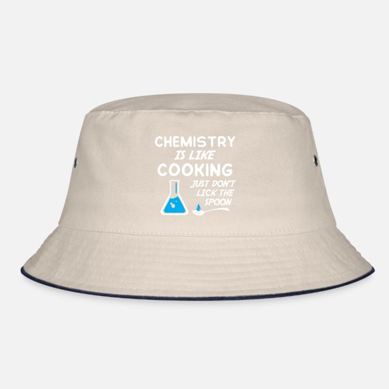 Chemistry is like cooking just don t lick spoon Bucket Hat