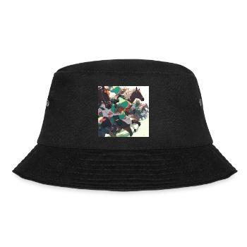 Horse Racing - Epic - Bucket Hat - black - Front - Lela (165cm)