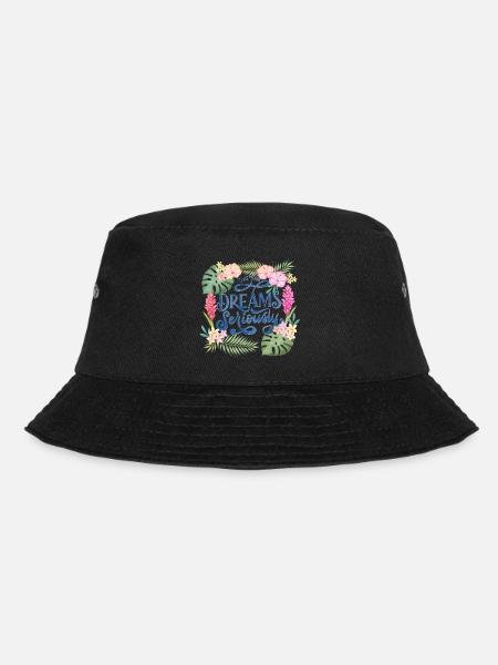 Glaub an deine Träume - Bucket Hat - Schwarz
