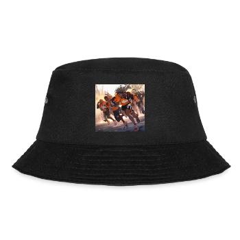 Final sprint! - Bucket Hat - black - Front - Lela (165cm)