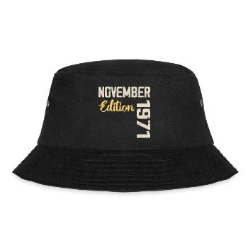 Born in November 1971 - Edition 1971 - Bucket Hat - black - Front - Lela (165cm)