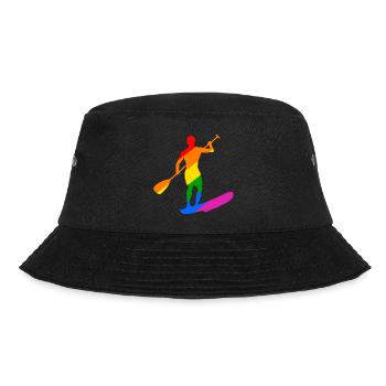 LGBTQ Stand Up Paddling - Bucket Hat - black - Front - Lela (165cm)