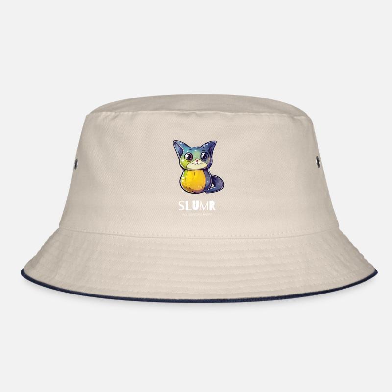 Funny outfit for slime, pear, bat Bucket Hat