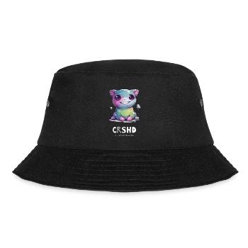 Funny outfit for stressed, stubborn, cat - Bucket Hat - black - Front - Lela (165cm)
