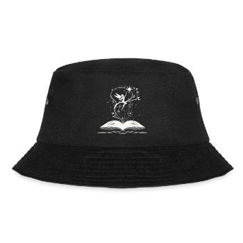 Magic of Words - Book Fairy - Bucket Hat - black - Front - Lela (165cm)