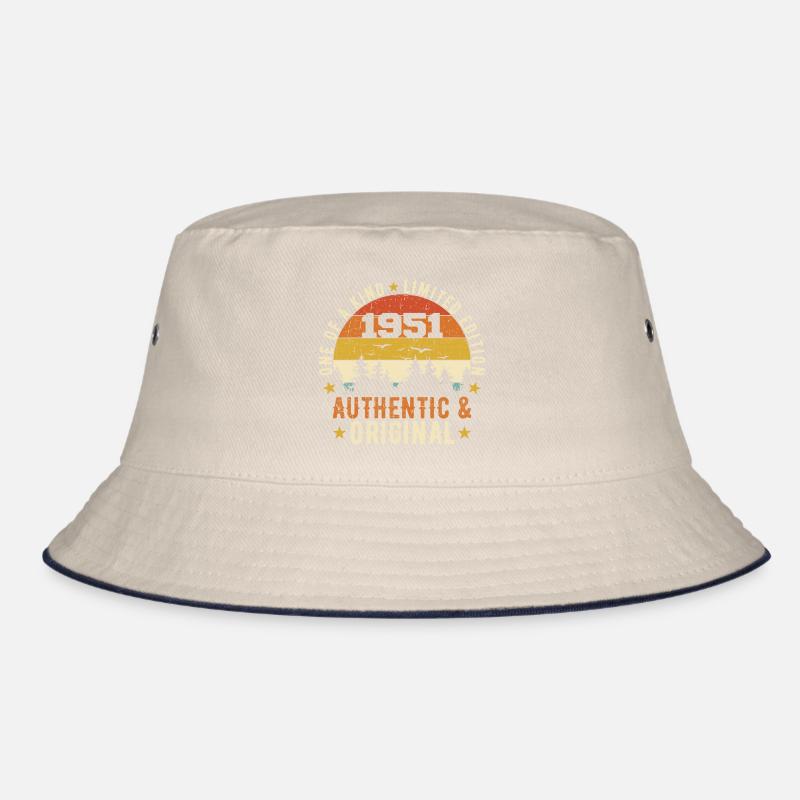 Original 1951 Geburtstagsgeschenk 1951 authentisch Bucket Hat