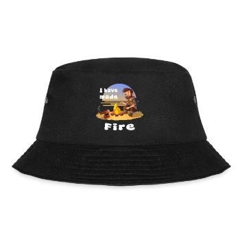 Outdoor Man - Bucket Hat - black - Front - Lela (165cm)