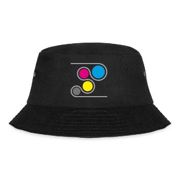 Printer CMYK Graphic - Bucket Hat - black - Front - Lela (165cm)