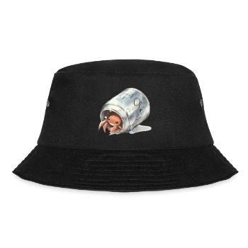Hermit Crab - Bucket Hat - black - Front - Lela (165cm)