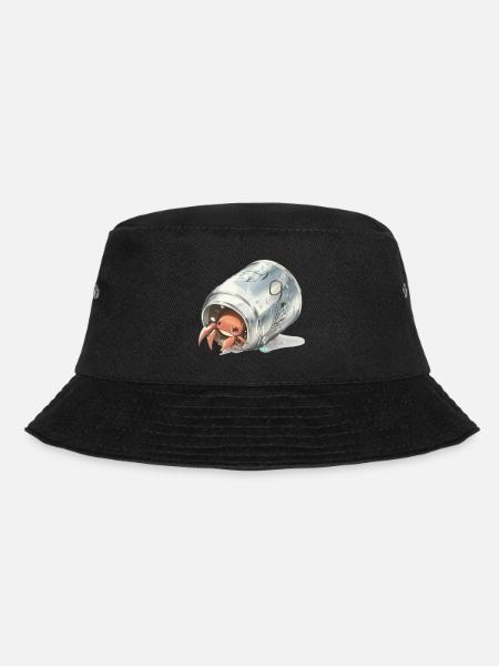 Hermit Crab - Bucket Hat - black
