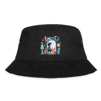Botanische Schönheit: Pflanzenwunder - Bucket Hat - Schwarz - Vorne - Lela (165cm)