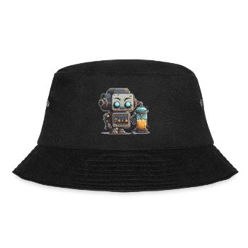 Robo Pour - Bucket Hat - black - Front - Lela (165cm)