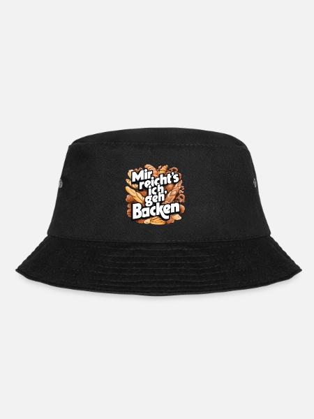 Mir reicht's - ich geh backen - Bucket Hat - Schwarz