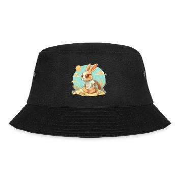 Ostern 5 - Bucket Hat - Schwarz - Vorne - Lela (165cm)
