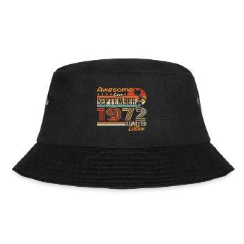 September 1972 - Birthday 1972 September - Bucket Hat - black - Front - Lela (165cm)