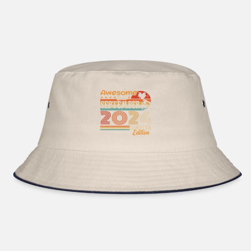 2024 September Vintage Geburtstagsgeschenk 2024 Bucket Hat