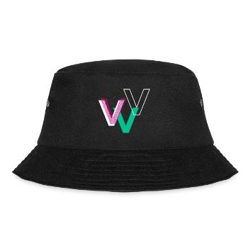 V Letter - Bucket Hat - black - Front - Lela (165cm)