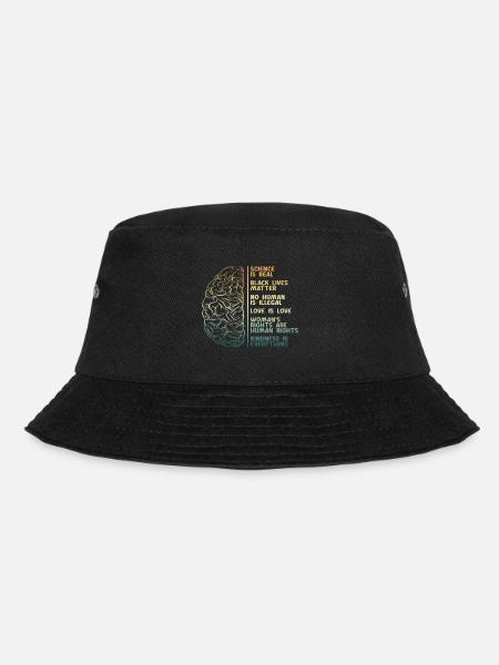 Wissenschaft Mensch Leben Liebe Frauen Rechte - Bucket Hat - Schwarz