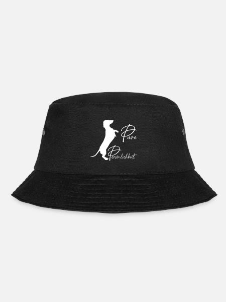 Mein Dackel ist die pure Persönlichkeit - Bucket Hat - Schwarz