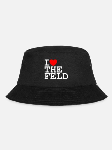 I love the Feld - Bucket Hat - Schwarz