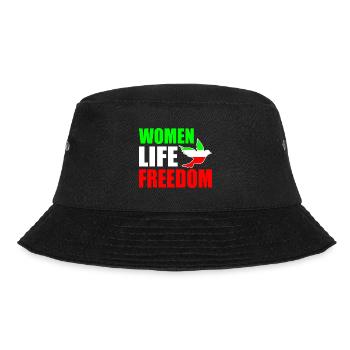 Women life freedom - Bucket Hat - black - Front - Lela (165cm)