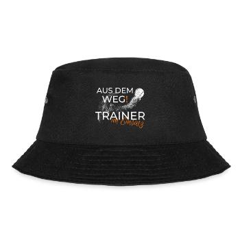 Tennistrainer lustiges Geschenk Shirt - Bucket Hat - Schwarz - Vorne - Lela (165cm)