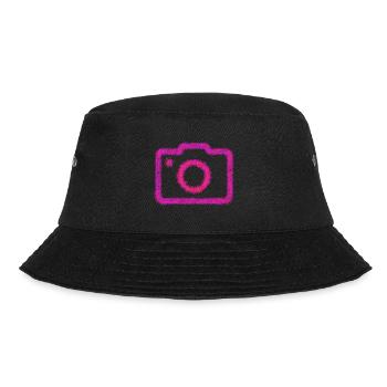 Photo Icon Tee - Bucket Hat - black - Front - Lela (165cm)