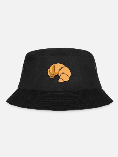 Croissant - Bucket Hat - Schwarz
