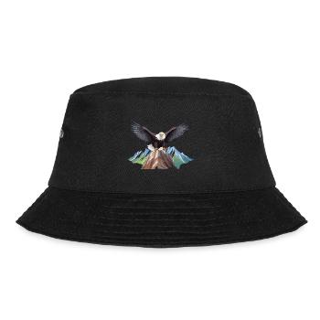 Majestic Eagle - Bucket Hat - black - Front - Lela (165cm)