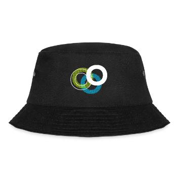 O Buchstabe - Bucket Hat - Schwarz - Vorne - Lela (165cm)