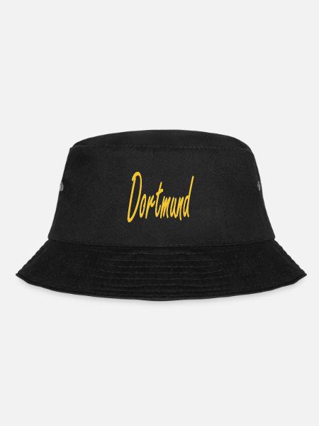 Dortmund Fussball Design - Bucket Hat - Schwarz