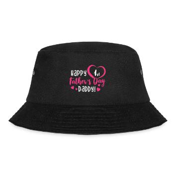 Bonne 1ère fête des pères Petite fille - Bob - noir - Devant - Lela (165cm)