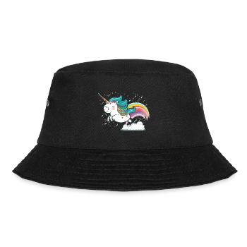 Rainbow Flight - Bucket Hat - black - Front - Lela (165cm)