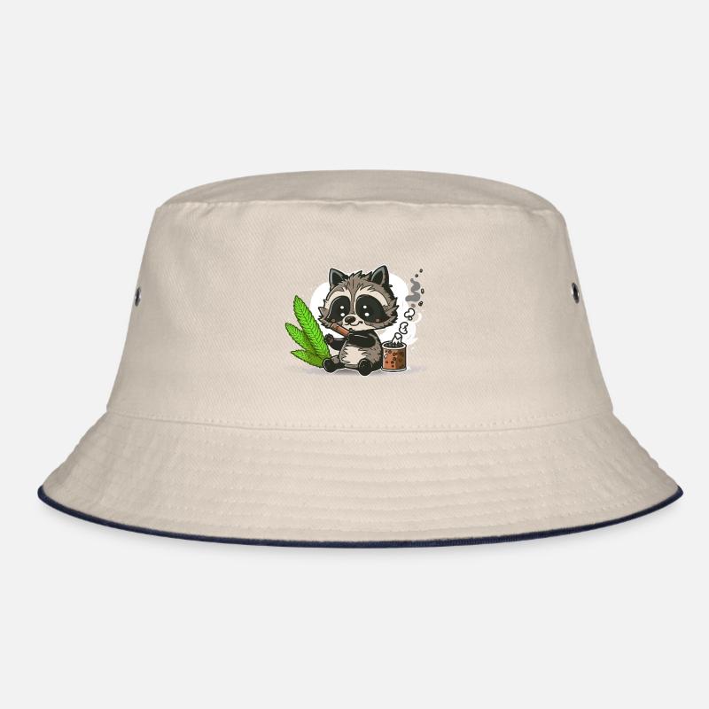 Joint Rolling Raccoon Bucket Hat