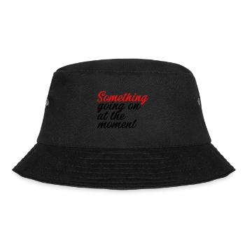Something Going On At The Moment - Bucket Hat - Schwarz - Vorne - Lela (165cm)
