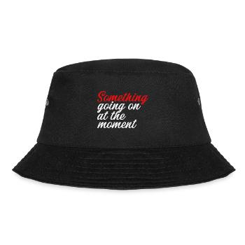 Something Going On At The Moment - Bucket Hat - Schwarz - Vorne - Lela (165cm)