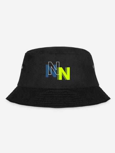 N Buchstabe - Bucket Hat - Schwarz